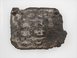 Belt Plate, Frankish or Burgundian, 4th-7th century.