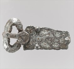 Belt Buckle, Frankish or Burgundian, 7th century.