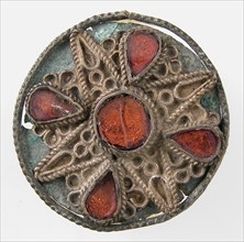 Disk Brooch, Frankish or Northern French, ca. 550-600.