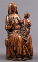 Seated Virgin & Child, French, 1300-1325.