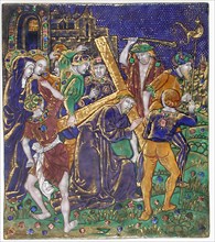 Plaque with Christ Carring Cross, French, 16th century.