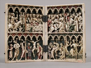 Diptych with Scenes from the Passion, French, 14th century.