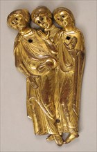 Three Figures, French, ca. 1200.