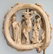 Head of a Crozier with the Virgin and Child and Angels, French, ca. 1300-1325.