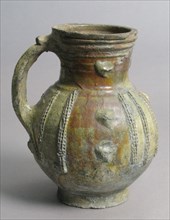 Jug, French, late 1200s-early 1300s.