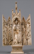 Tabernacle with Scenes from the Infancy of Christ, French, ca. 1340-50.