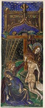 Triptych Panel with the Lamentation, French, early 16th century.