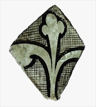 Glass Fragment, French, 13th century.