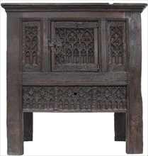 Cupboard, French, ca. 1460.