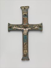 Crucifix, French, ca. 1180-90.