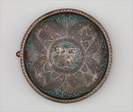 Gemellion (Hand Basin) with the Arms of the Latin Kingdom of Jerusalem, French, ca. 1250-75.