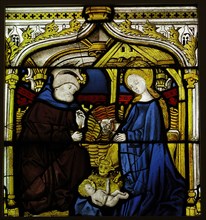 Panel with The Nativity, French, ca. 1440.