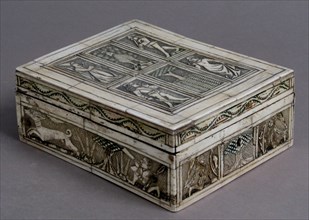 Game Box, French, 15th-16th century.