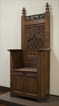 High-Backed Chair, French, 15th-16th century.