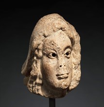 Head of a Youth, French, ca. 1100-1120.