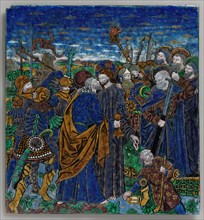 Plaque with The Betrayal of Christ, French, 15th century.
