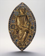 Plaque with Saint Peter in Glory, French, ca. 1185-1200.