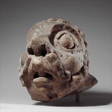 Head of a Grotesque, French, ca. 1200-1220.