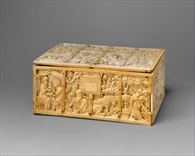 Casket with Scenes from Romances, French, ca. 1310-30.