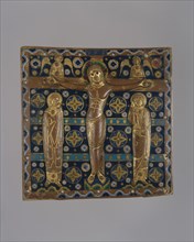 Plaque with the Crucifixion, French, first quarter 13th century.
