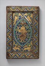 Book-Cover Plaque with Christ in Majesty, French, ca. 1210-20.
