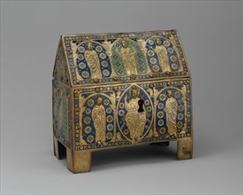 Chasse with Christ in Majesty and Apostles, French, ca. 1190-1200.