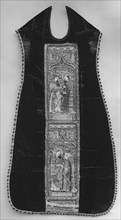 Chasuble with Virgin and Child, Apostles and Prophets, French, 15th century.