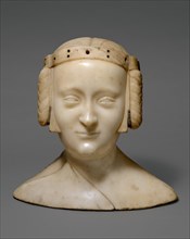 Tomb Effigy Bust of Marie de France (1327-41), daughter of Charles IV of France and Jeanne d'Evreux, French, ca. 1381.