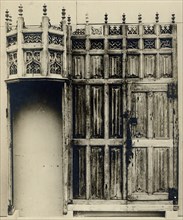 Vestibule and Wainscoting, French, 15th century.