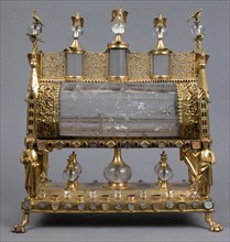 Reliquary, French (?), ca. 1175-1200 (rock crystal); early 19th century (setting).