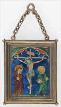 Pendant with the Crucifixion, French (?), 14th century.