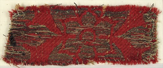 Textile with Flower Motive, Italo-Arabic, 14th century.