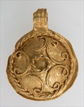 Pendant, Langobardic, 6th-7th century.