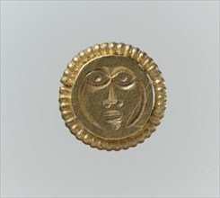 Gold Stud, possibly for a Horse Harness, Langobardic, ca. 600.