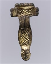 Square-Headed Bow Brooch, Langobardic, first half of 6th century.