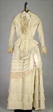 Afternoon dress, American, 1883.