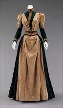 Afternoon dress, American, 1885.