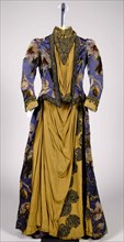 Afternoon dress, American, 1887-89.