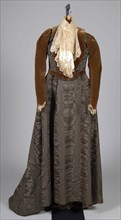 Afternoon dress, American, 1890-93.