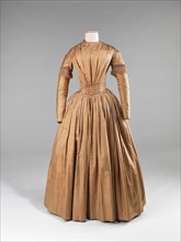 Afternoon dress, American, ca. 1845.