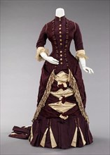 Afternoon dress, American, ca. 1880.