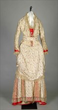 Afternoon dress, American, ca. 1883.