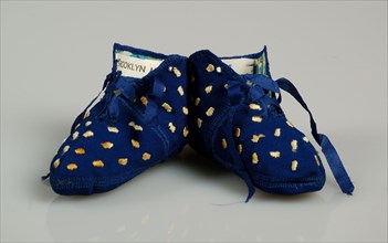 Bootees, American, 1860-80.