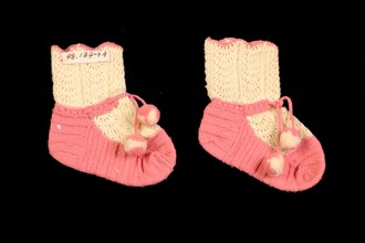 Bootees, American, ca. 1860.