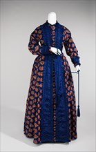 Dressing gown, American, 1865-75.