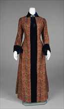 Dressing gown, American, 1880-85.