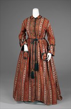 Dressing gown, American, ca. 1875.