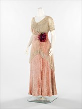 Evening dress, American, 1912-14.