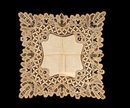 Handkerchief, American, second quarter 19th century.