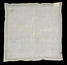 Handkerchief, American, third quarter 19th century.
